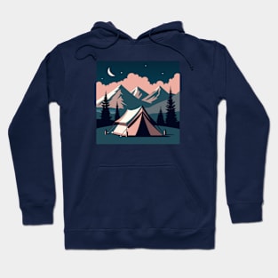 Camping Life Vintage Style Hoodie